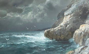 Raphaël Ponson (1835-1904) - Calanques de Port Miou - Cassis, Antiek en Kunst