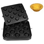GGM Gastro | Tartelette bakplaat – TMPIC - Rond - gekarteld, Verzenden, Nieuw in verpakking, Fornuis, Frituur en Grillen