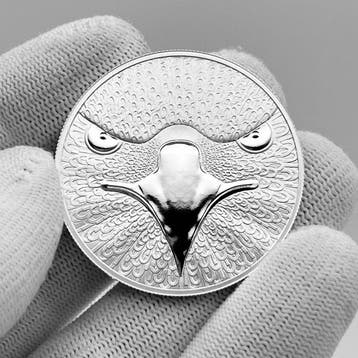 United Crypto States. 2026 – Eagle – 1 oz Silver coin – Ag, Postzegels en Munten