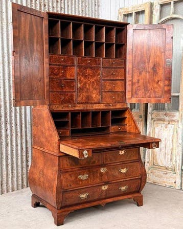 Secretaire - Schrijfkabinet, topbureau, bureau, klep bureau,
