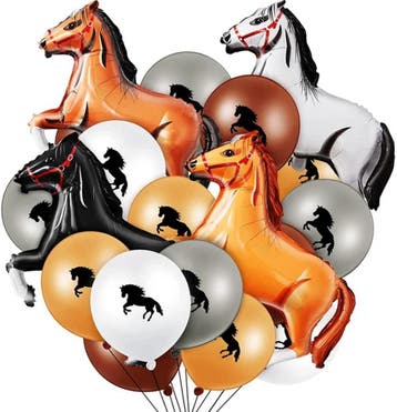 33-delige paarden decoratie set, Ophalen of Verzenden, Nieuw, Versiering, Verjaardag