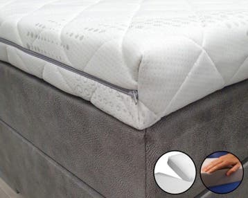 Hybride Schuim Splittopper Cooltouch Hoes 10 cm - 160 x 200, Nieuw