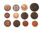 Oostenrijk, Hongarije. Lot of 12 Old Kreuzers from 1800 to
