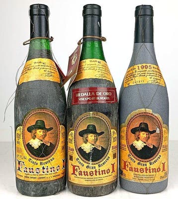 1972 Bodegas Ollón Faustino I Gran Reserva 1982, 1995 -, Verzamelen, Nieuw