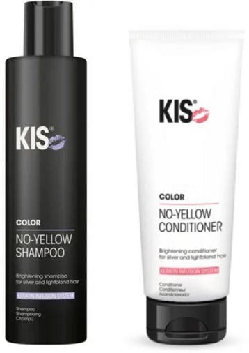 Kis - No Yellow - Duo Set Shampoo 250 ml + Conditioner 250, Ophalen of Verzenden, Zo goed als nieuw