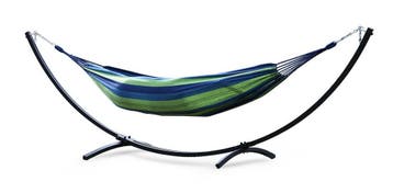 Hangmat frame 300cm Grijs | Nieuw | Scherpe Prijs, Tuin en Terras, Hangmatten, Meerpersoons, Nieuw, Ophalen of Verzenden, Met standaard