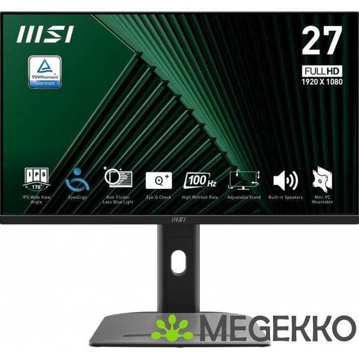 MSI PRO MP275PG 27  Full HD 100Hz IPS monitor, Computers en Software, Monitoren, Nieuw, Verzenden