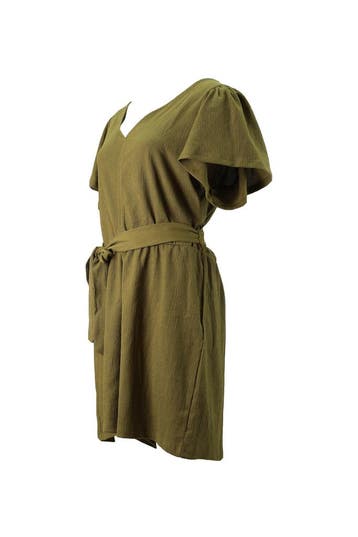 Anytime Jumpsuit in maat 42 Groen, Anytime, Verzenden, Zo goed als nieuw, Groen