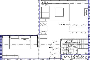 Studio Bomanshof in Eindhoven, Minder dan 20 m², Eindhoven