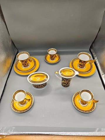 Rosenthal, Versace - Paul Wunderlich - Koffieservies (9) -