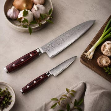 Yaxell Super Gou Messenset – Giftset – 2-delig – Koksm, Ophalen of Verzenden, Nieuw, Overige materialen