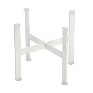 GGM Gastro | Buffetstandaard - wit gecoat RVS - 210x210mm -, Verzenden, Nieuw