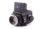 Rolleiflex SL66E + Carl Zeiss Planar 2,8/80mm + 2 cassettes, Audio, Tv en Foto, Fotocamera's Analoog, Nieuw