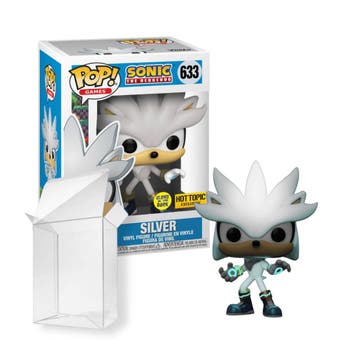 Funko POP!  Sonic The Hedgehog  Silver (GiTD)(Hot Topic) 633, Verzamelen, Verzenden, Nieuw