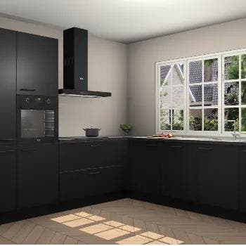 Zwarte keuken Casablanca 104478, Huis en Inrichting, Verzenden, Nieuw