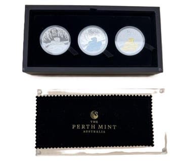 Set - Lunar III - 3 x 1 oz - 2025 - Year of the Snake, Verzenden, Losse munt, Zilver