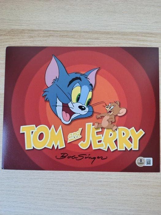 Tom&Jerry - Bob Singer - Autograph, Photo with Beckett COA, Cd's en Dvd's, Dvd's | Tekenfilms en Animatie