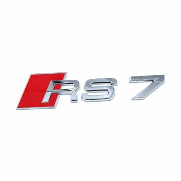 Audi RS7 (C7) embleem - chroom, Ophalen of Verzenden, Nieuw, Audi