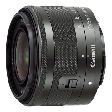 Canon EF-M 15-45mm f/3.5-6.3 IS STM objectief Zwart, Verzenden, Gebruikt, Canon, Standaardlens