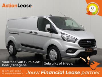Ford Transit Custom Bestelbus L2 H1 2021 Diesel Automaat, Auto's, Automaat, Zwart, Diesel, Nieuw