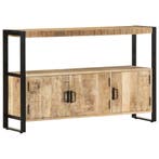vidaXL Bijzetkast 120x30x75 cm massief mangohout, Huis en Inrichting, Kasten | Buffetkasten, 100 tot 150 cm, Verzenden, Nieuw