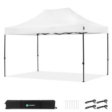 Partytent - 3x4.5 m - Premium easy-up Partytent | Wit, Verzenden, Nieuw