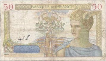 Fay 17/26 50 Francs Ceres 28/05/1936 S Pick 81, Verzenden