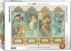 Four Seasons - Alphonse Mucha Puzzel (1000 stukjes) |, Verzenden, Nieuw