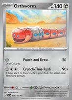 Orthworm 138/182 reverse holo Paradox Rift, Ophalen of Verzenden, Nieuw, Losse kaart, Foil