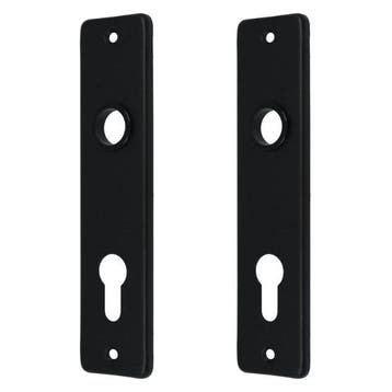 Ami kortschild PC72 aluminium zwart, Doe-het-zelf en Verbouw, Deuren en Horren, Verzenden, Nieuw