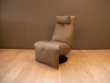 Relax fauteuil Tom van DS Meubel, hoge showroom korting, Verzenden, Minder dan 75 cm, Nieuw, Leer