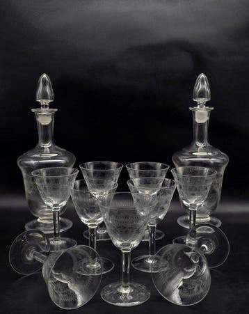 Drinkservies (11) - Kristal