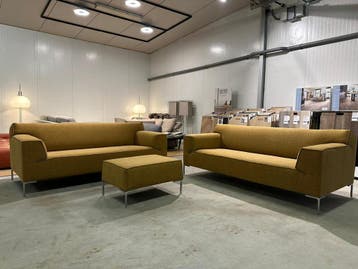 Nieuw Gestoffeerde Design on Stock Bloq Bank op maat, Huis en Inrichting, Banken | Bankstellen, Ophalen of Verzenden, Nieuw