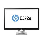 HP EliteDisplay E272q - 27 inch - 2560x1440 - DP - HDMI - VG, Verzenden, Refurbished, HP