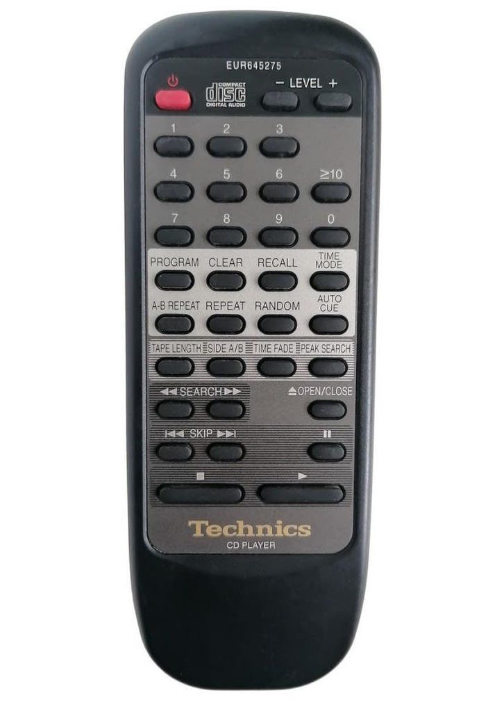 Afstandsbediening Technics eur645275 sl-ps7, Audio, Tv en Foto, Afstandsbedieningen, Origineel, Nieuw, Ophalen of Verzenden