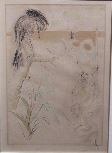 Salvador Dali (1904-1989) - Le Corbeau et le Renard