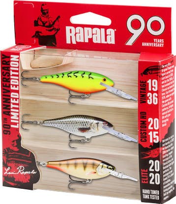 Rapala R90 Shad Rap Mid Bright Kunstaas Set (3pcs), Verzenden, Nieuw