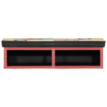 vidaXL TV-kast Multikleur 80 x 30 x 22 cm Bewerkt hout, Verzenden, Nieuw