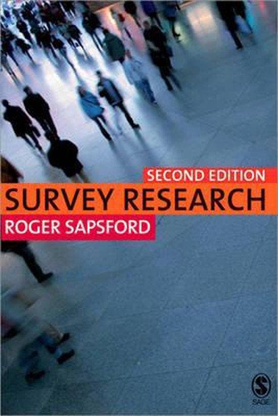 Survey Research 9781412912327 R J Sapsford, Boeken, Taal | Engels, Gelezen, Verzenden