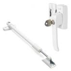 2x Raamsluiting met slot en blinde bevestiging  +, Verzenden, Nieuw