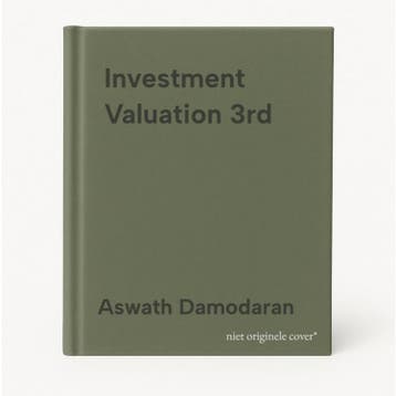 Investment Valuation 3rd - Aswath Damodaran 9781118011522, Boeken, Verzenden, Zo goed als nieuw, Aswath Damodaran