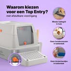 2dekans | Jake and Jacky RVS Kattenbak Hop In - Kattentoilet, Ophalen of Verzenden, Zo goed als nieuw