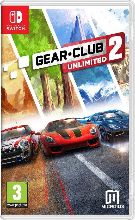 Switch Gear-Club Unlimited 2, Spelcomputers en Games, Spelcomputers | Nintendo Switch, Zo goed als nieuw, Verzenden