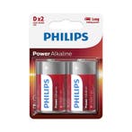 PHILIPS | POWER | ALKALINE | D BATTERIJ, Nieuw