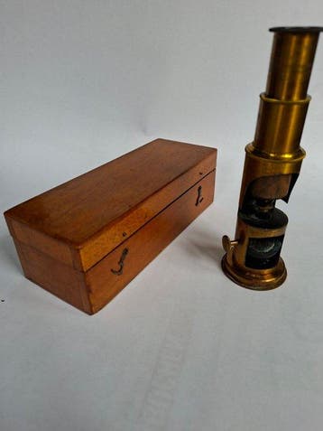 Drum microscope - 1850-1900 - Frankrijk, Antiek en Kunst