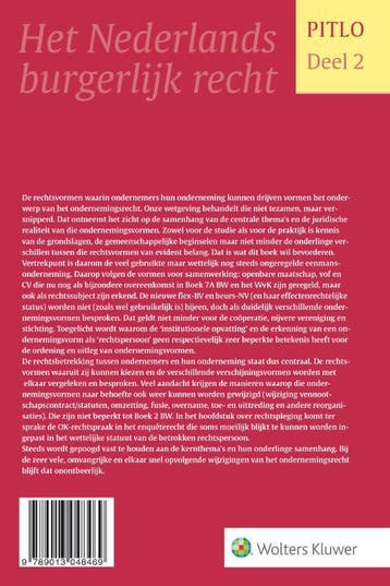 Ondernemingsrecht / Pitlo / 2 9789013048469 W.J.M. van Veen, Verzenden, Zo goed als nieuw, W.J.M. van Veen