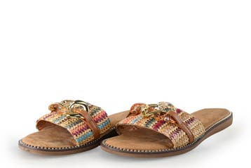 Graceland Slippers in maat 39 Cognac, Slippers, Overige kleuren, Verzenden, Graceland