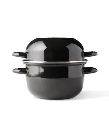 HEMA Mosselpan 20cm 2.5L staal emaille, Verzenden, Nieuw