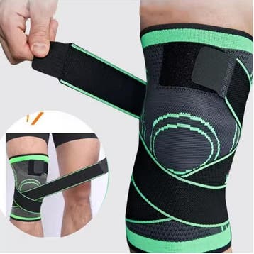 Sport Kniebrace Elastische Compressie Knieband Ondersteuning, Sport en Fitness, Volleybal, Verzenden, Nieuw