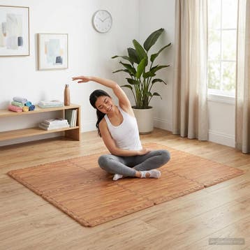 vidaXL Vloermatten 40 st Hout 14,4 m² EVA Schuim, Verzenden, Nieuw